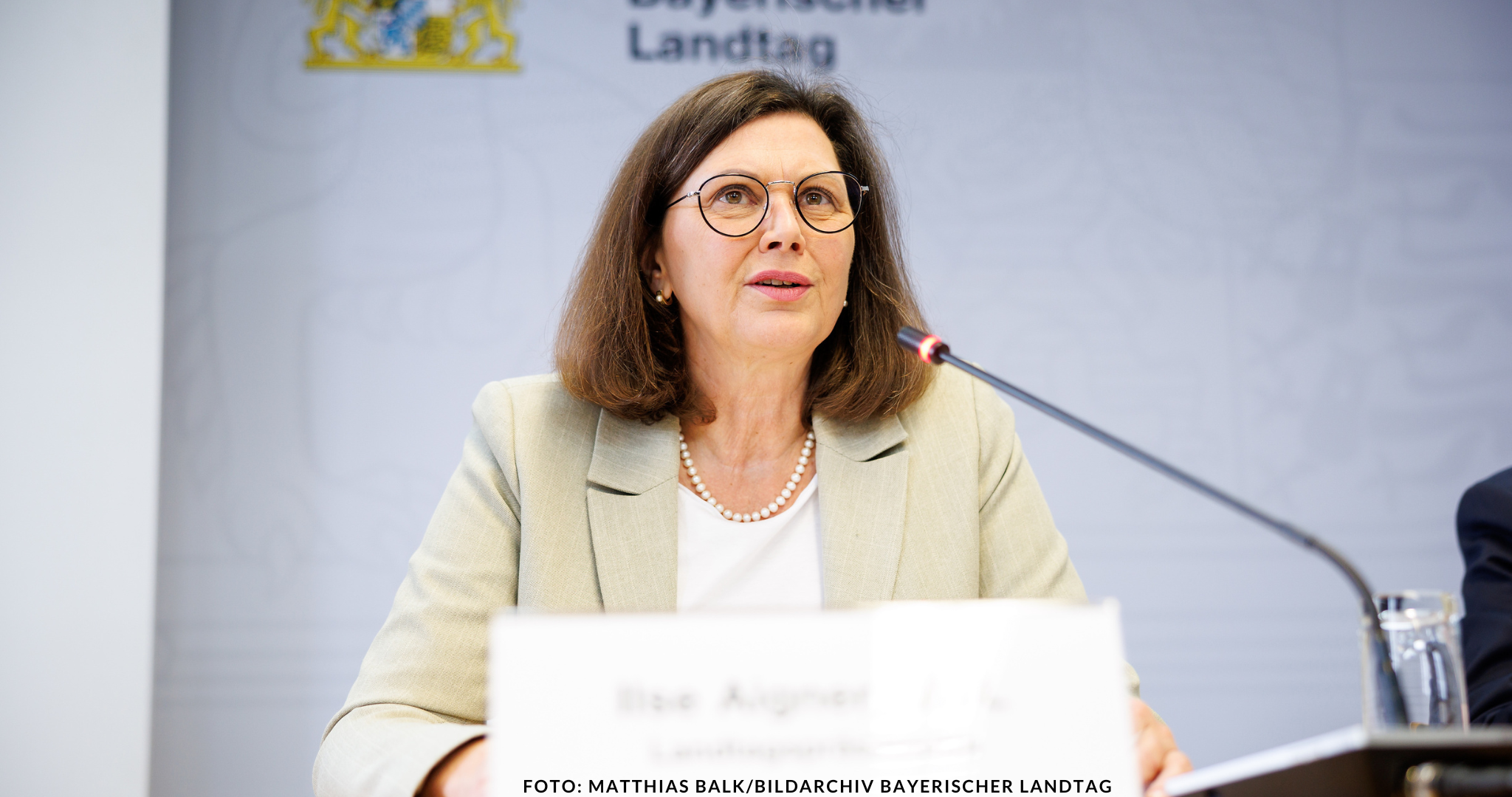 Bayerischen Landtag Ilse Aigner