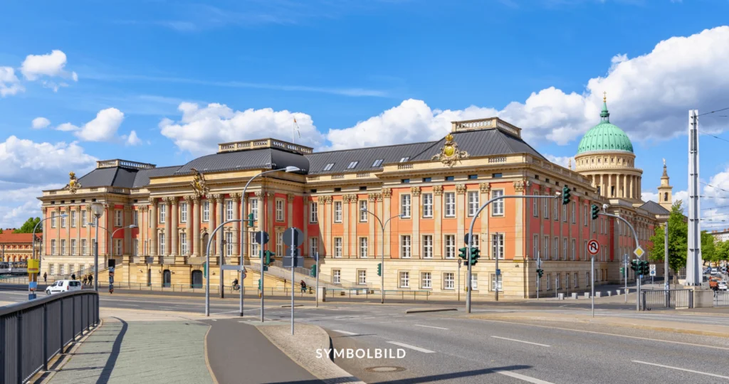 Das Bild zeigte das Potsdamer Stadtschloss, den Landtags von Brandenburg. Symboldbild Hohe Wahlbeteiligung bei der Landtagswahl in Brandenburg